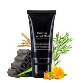 YFIXQNSU Blackhead Remover Mask - Peel Off Black Mask for Face, Deep Cleansing Blackhead Pores Acne, Pore Remover Charcoal Nose Blackhead Remover Mask for All Skin Types