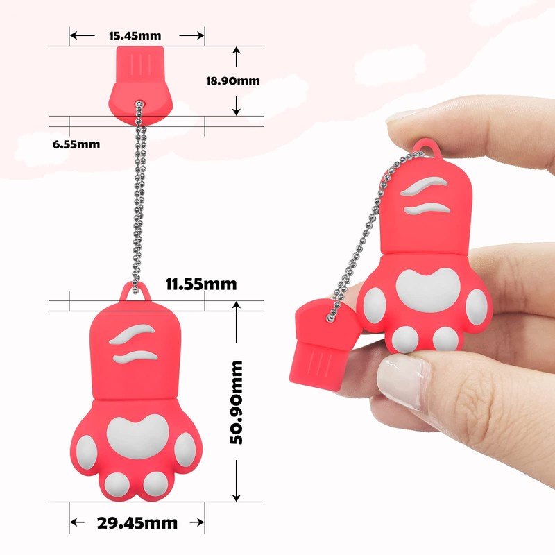 DONWEI USB Flash Drive, 128GB Memory Stick, USB 2.0 Flash