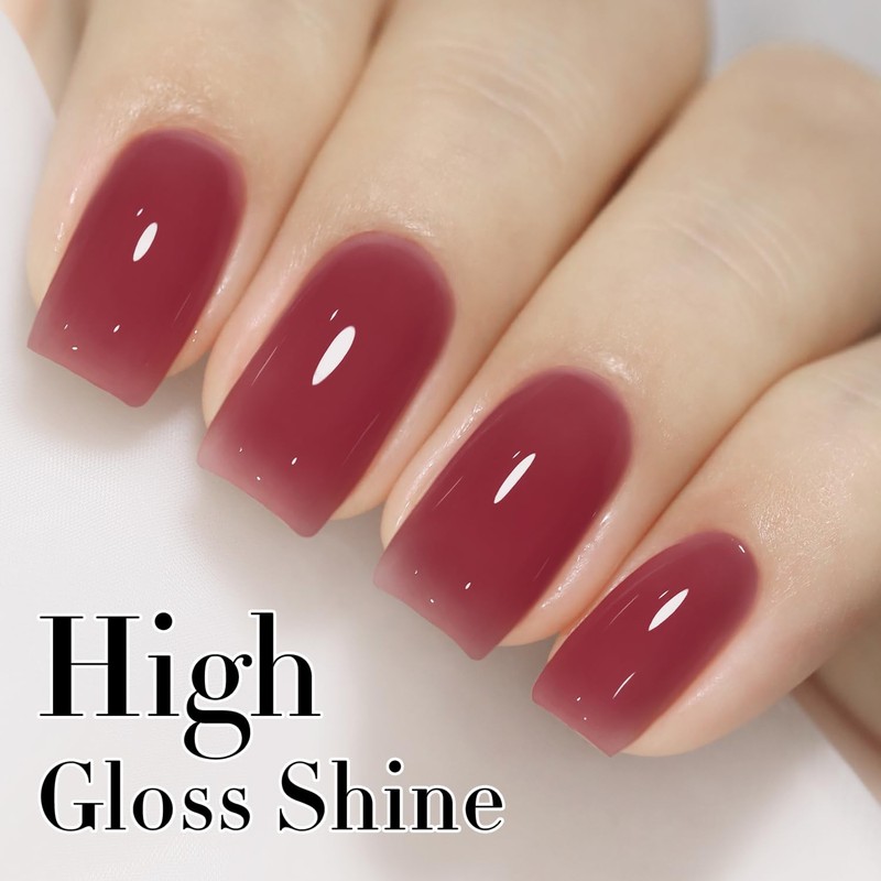 Double Rhythm Translucent Gel Polish Sheer Neutral Natural Light Milky