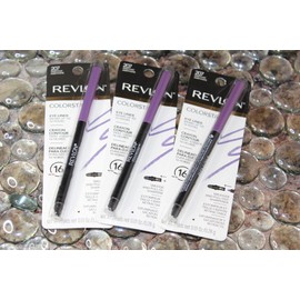REVLON Lot Of 3 Revlon Colorstay Eyeliner 207 AMETHYST 0.01 Oz NEW Wears up to 16 Hours