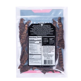 No Mans Land Premium Beef Jerky | 17G High Protein Slow-Dried Beef Snack | Smoked & Seasoned Jerky Strips | HOT 16oz Bag