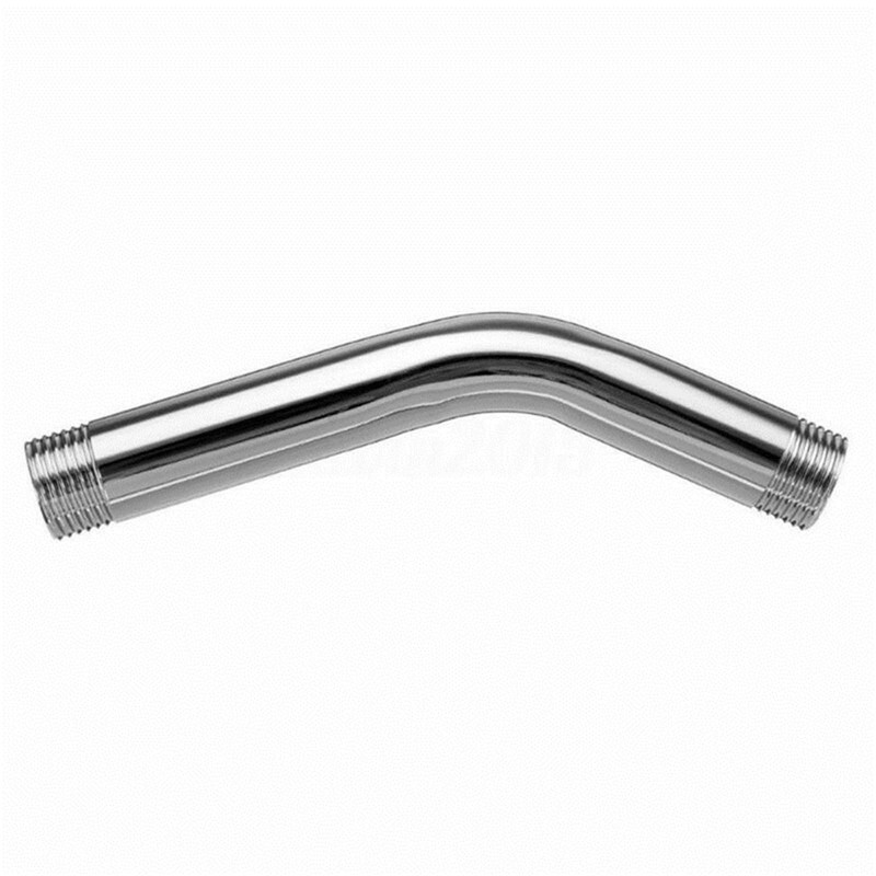 HIQIU Shower Head Extension G1/2 Inch 15 cm Stainless Steel