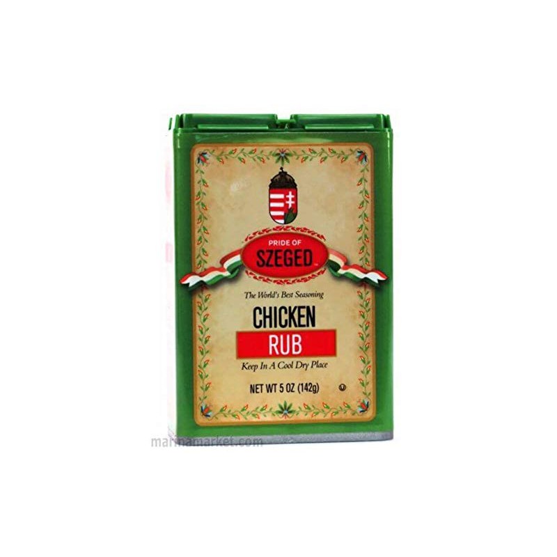 Pride of Szeged Chicken Rub Seasoning Spice Mix, 5oz. Tin