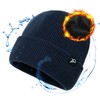 TOP-EX Winter Beanie Hats for Men Waterproof Rain Fleece Lined