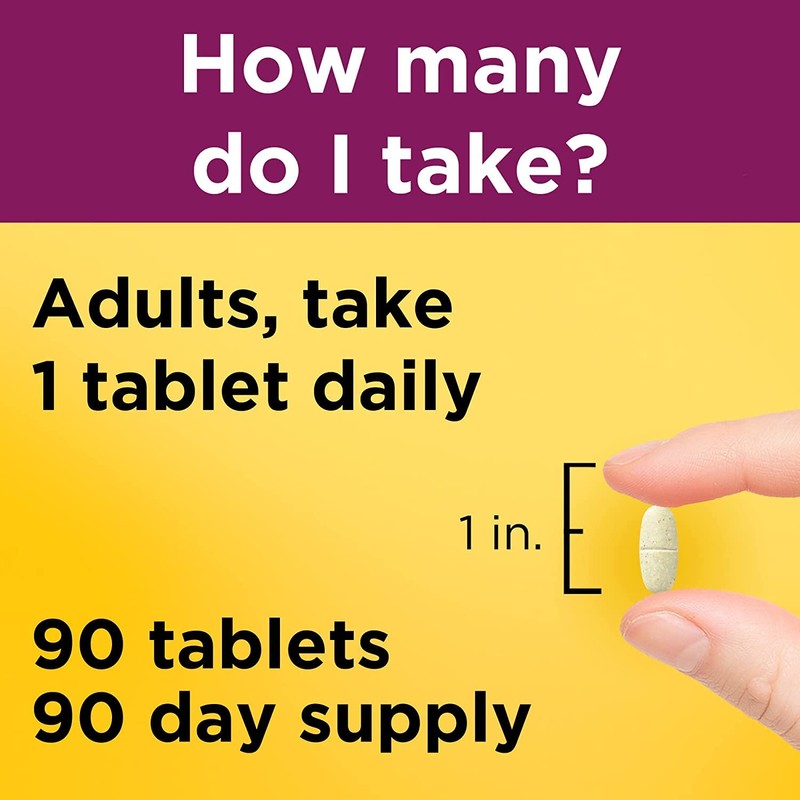 Nature Made Women's Multivitamin 50+ Tablets with Vitamin D, 90