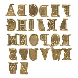 Byttlerom 26pcs Hot-Stamps Uppercase Alphabet Set for Branding and Personalization of Wood, Leather, and Other Surfaces