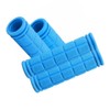 GYWHOOFT 4 Pieces Blue Bike Handlebar Grips,Non-Slip-Rubber Grips,Bicycle Handle Bar
