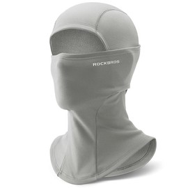 ROCKBROS Cold Weather Windproof Thermal Winter Balaclava Ski Mask Neck Warmer Hood - Color: Grey