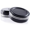 Hifi Lab Solid Aluminium Legs 44X17 Black Aluminium Portable Audio