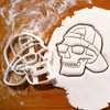 Set of 3 Rebel Skulls Cookie Cutters, 3 pieces -