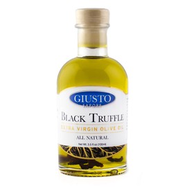 Giusto Sapore All Natural White Truffle Extra Virgin Italian Olive Oil - Premium Gluten Free Gourmet Brand - Imported from Italy and Family Owned - 8.5 oz