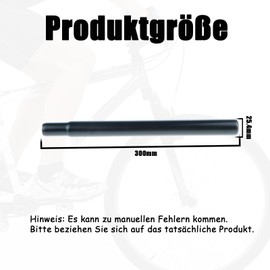 Bicycle Seat Post Dropper Post, 25.4 Seat Post, Bicycle Seat Tube, Black Bicycle Seat Posts, Iron Material Seat Post for Mountain Bike, Road Bike, with Rod Seat Posts Bike