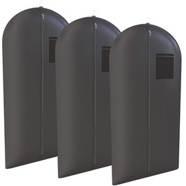 Your Bags - Bolsas de viaje para ropa (3 unidades, resistentes, ligeras, 122 x 61 cm), Negro, One_Size,