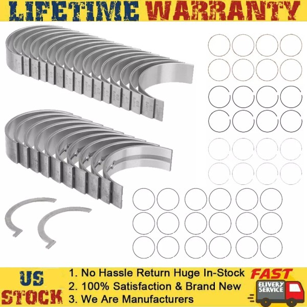 CarBole Bearings & Piston Rings Set STD for Land Rover