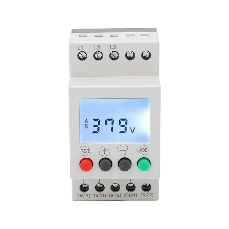 JVR1000-A 3 Phase 4 Wire Voltage Phase Sequence Protector Overvoltage