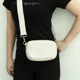 Elegant Plain Color Crossbody Bag for Women, Vintage Crossbody Purses, Trendy Square Bag with Adjustable Strap, Fashionable Crossbody Bag for Daily Use - Color: Black