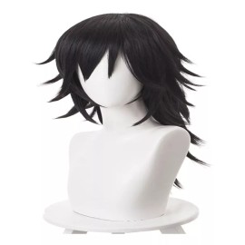 Lucky Day Peluca Giyuu Tomioka Kimetsu No Yaiba Demon Slayer Cosplay