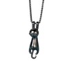 NanMuc Cute Black Cat Pendant Necklace for Women Pet Cat