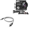 BoxWave Cable Compatible with AKASO Brave 4 Action Camera -