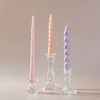 Vintage Glass Candlesticks Candles Holders Candelabras Wedding Celebration Centerpiece Taper