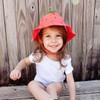 Zoocchini Sun Hat strawberry Small 3-6m, 1 Count