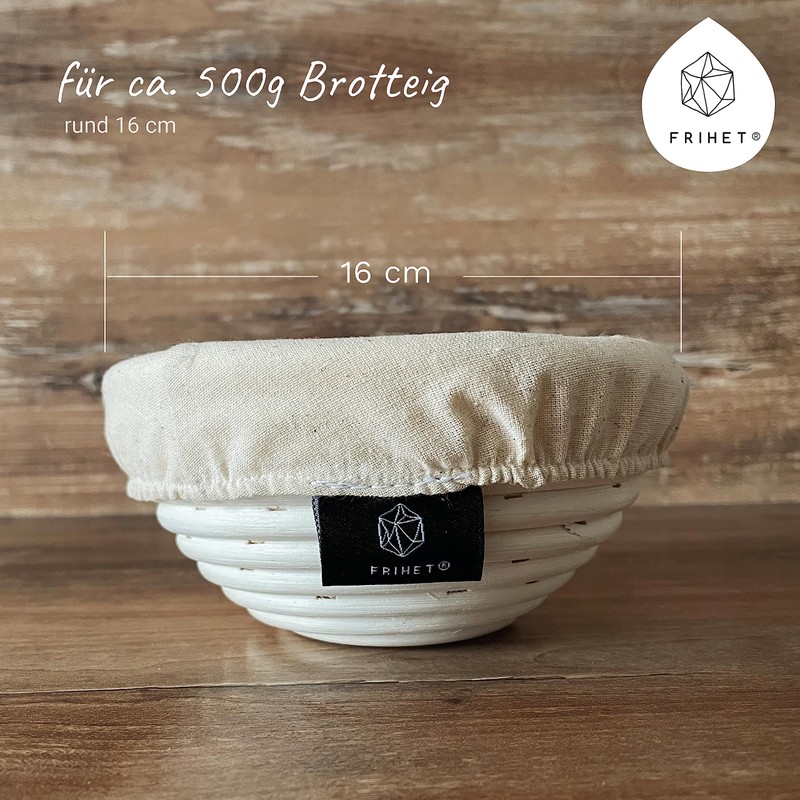 FRIHET Proofing Basket for Bread Baking Bread Baking Mould Proofing
