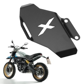 Rear Brake Master Cylinder Guard Cover, Motorcycle Accessories, Motorcycle Rear Brake Pump Cover Strong Black Replacement for Ducati Desert X 2022 to 2024