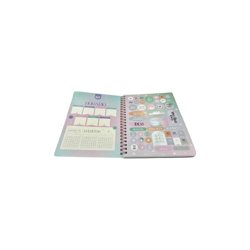 Cuaderno Profesional Kiut Con 100 Hojas Mujer Pack C3