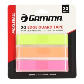 GAMMA Edge Guard Tape – Protect Your Paddle from Scratches & Damage - Durable, Stylish Protection for Performance & Customization - Neon, 20mm 3-Pack