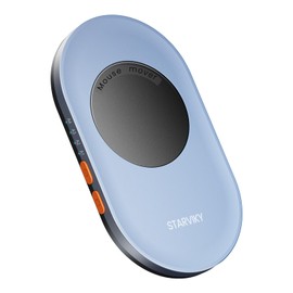 STARVIKY Jiggler mecánico para mouse, con temporizador de funcionamiento ajustable, agitador de mouse sin conductor silenciosamente (azul niebla)