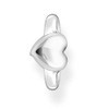 Thomas Sabo Single Earring Heart Shape Silver EC0028-001-21, Sterling Silver,
