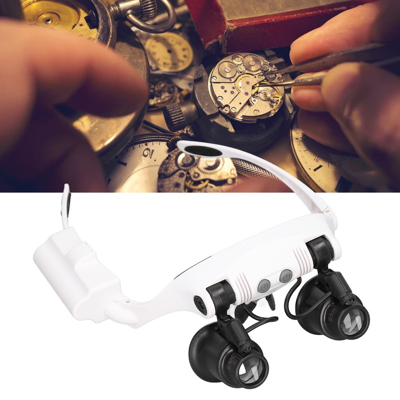 Head Magnifying Glass 10x 15x 20x 25x Hands Free Magnifier