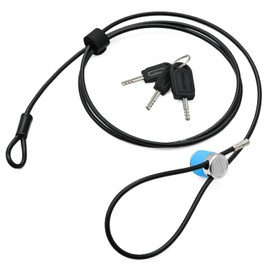Daytona 31261 Motorcycle Wire Lock, Jacket/Helmet Anti-Theft Padlock, Key with LED Light, Stronger Cable Lock, 70.9 inches (1800 mm), Blue
