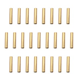 BE-TOOL 25 Pcs Shelf Support Pegs with 5×25 MM Gold Dowel Pin for Mechanical Assembly Processing Applications, Cabinets, Bookshelves, Display Cabinets, Furniture