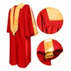 GradPlaza Deluxe Choir Robe with Cuff Sleeves For Church, Red,