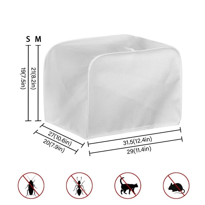 NETILGEN 4 Slice Toaster Cover with Top Handle Design, Universal