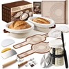 Sourdough Starter Kit with Proofing Basket,bread baking supplies & 34oz