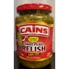 Cains Sweet Pickle Relish 16oz Jar
