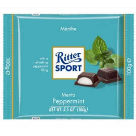 Ritter Sport Bars, Peppermint, 3.5 Ounce (Pack of 12)