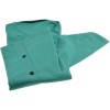 PRO-SAFE Welding Jacket: 9 oz Green Sateen Cotton with Snap