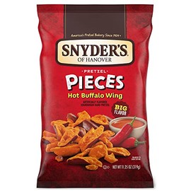 Snyder's of Hanover Pretzel Pieces, Hot Buffalo Wing, 11.25 Oz (Pack of 12)