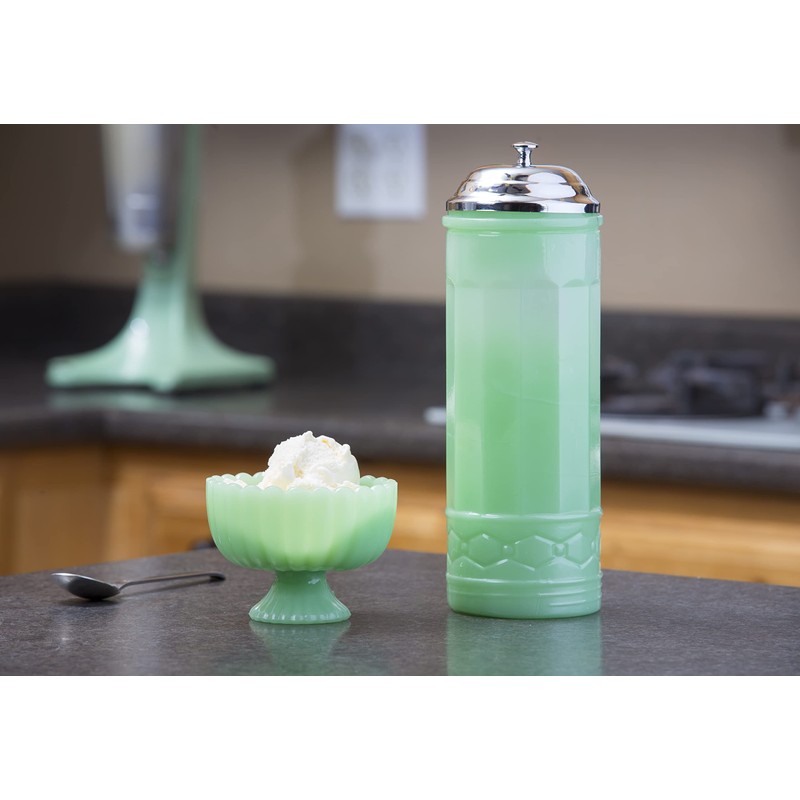 Tablecraft HJ453 Sundae Dish, 4.5" x 4.5" x 3.25", Green