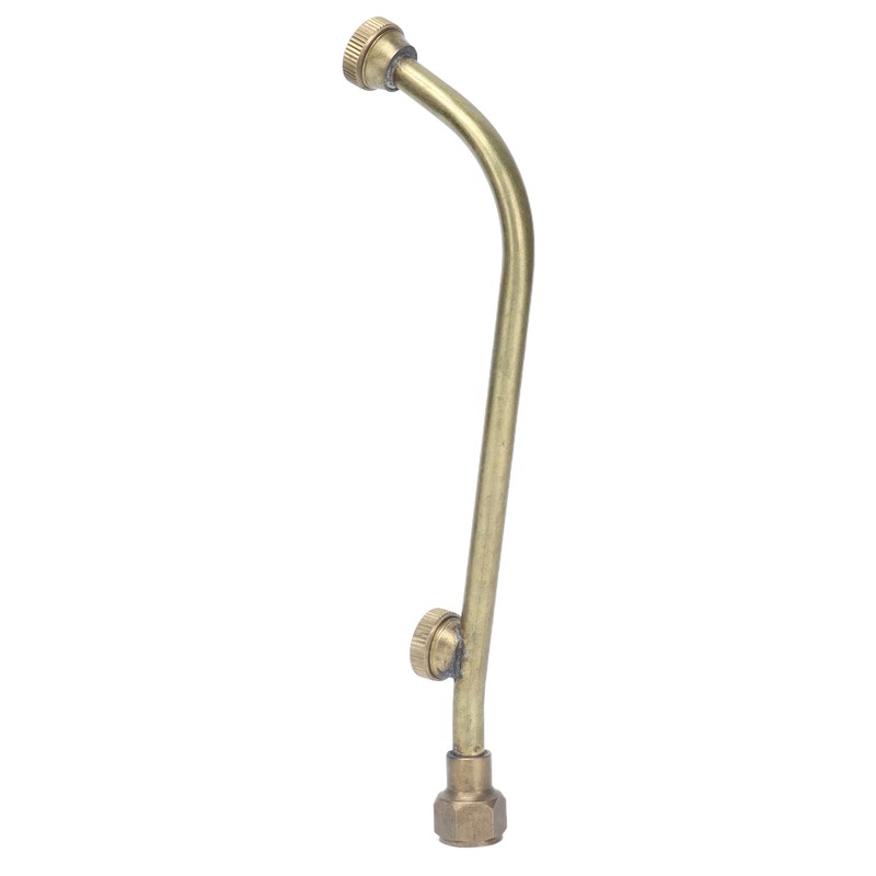 Garden Sprayer Nozzle Double Outlets Brass Agricultural Water Mist Atomizing