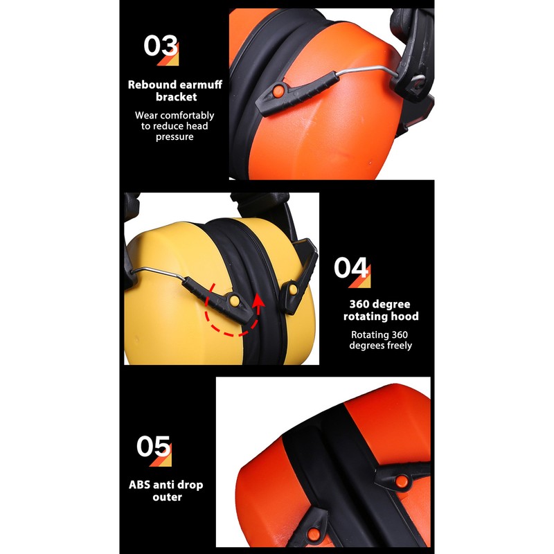 Baby Ear Muffs Noise Blocking Hearing Protection Free Rotation Infant