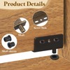 uxcell 1Set Pivot Hinge, 40 x 18 mm Heavy Duty