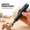 3.6V Cordless Mini Rotary Tool 3-Speed USB Rechargeable Grinder