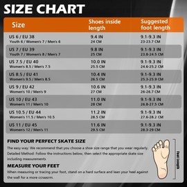 JC JORDEN Inline Skates for Women Men, Fitness Speed Racing Skates with Durable Outer Shell, Adult Male Female, Professional Outdoor Fitness Roller Skates Blades for Unisex