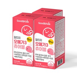 Good & Kids Altige Omega 3 Chewable Children Kids Infant Elementary School Student 3 Month Supply / 굿앤키즈 알티지 오메가3 츄어블 어린이 키즈 유아 초등 학생 아이 3개월분