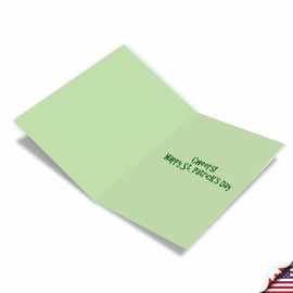 NobleWorks Pack of 3 Hysterical St. Patrick's Day Greeting Cards with Envelopes (1 Designs, 3 Each) Are We Irish C6761SPG-C3x1