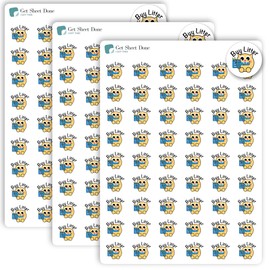 Change Cat LItter Planner Sticker / 54 Fun Vinyl Stickers (1/2”) / Pet Kitty Cat Litterbox Maintenance Care Reminder/Chores/Essential Productivity Life Planner (Matte Vinyl, 3 Sheets)